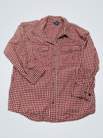 OshKosh B'gosh Red and White Plaid Shirt