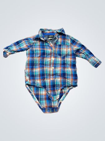 Oshkosh Plaid Onesie