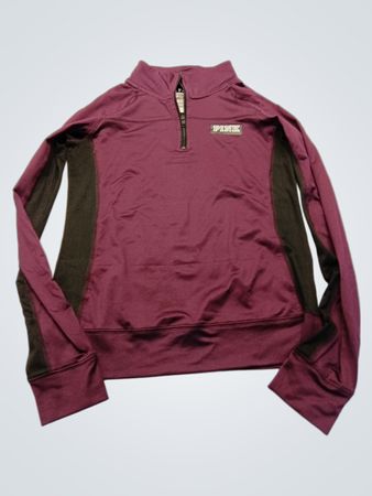 PINK Purple Zip-Up Track Jacket