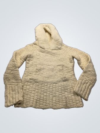 Bebe Hooded Knit Sweater