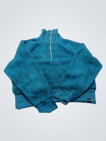Victoria's Secret PINK Teal Sherpa Pullover