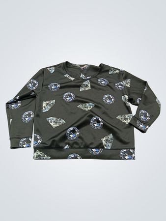 Juicy Couture Diamond Print Sweatshirt