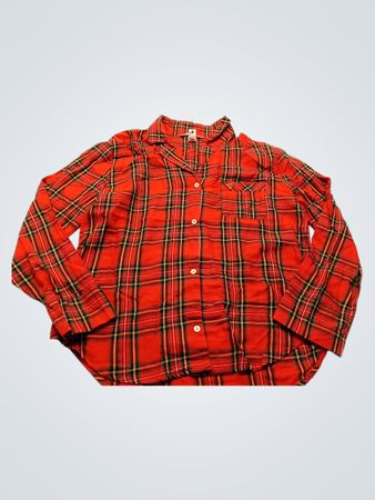 Victoria's Secret Red Plaid Flannel Shirt
