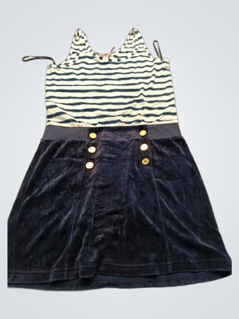 Juicy Couture Striped Top and Velvet Skirt Dress