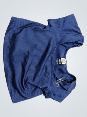 PINK Ribbed Cami Top - Navy Blue