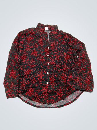 Victoria's Secret Blouse with Heart Pattern