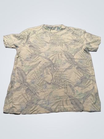 American Eagle Palm Leaf Print Short Sleeve T-Shirt