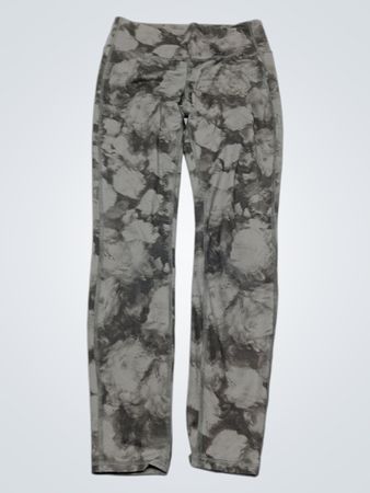 Athleta Gray Tie-Dye High-Waisted Leggings