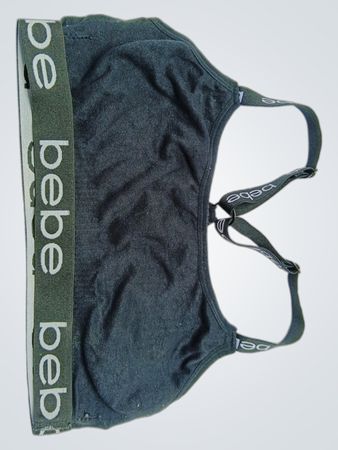 Bebe Black Sports Bra