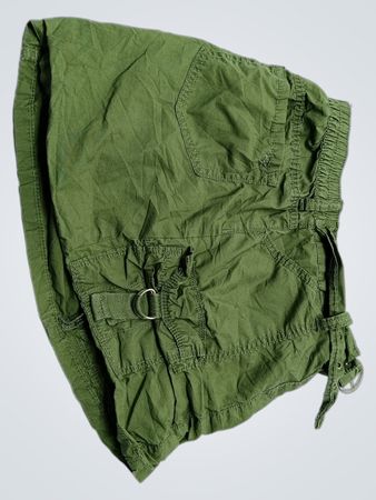 Green Cargo Skirt