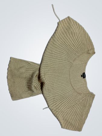 Bebe Ribbed Knit Top