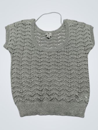 WORTHINGTON Petite Gray Knit Top