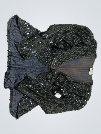 Black Sequined Top