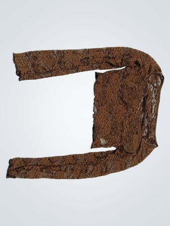 Brown Lace Trim