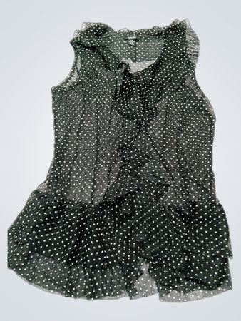 Majora Polka Dot Sheer Top