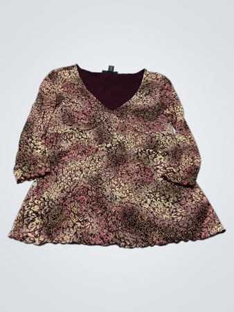 INC International Concepts Floral Blouse