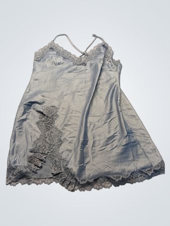 Blue Lace Trim Camisole