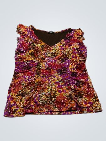 Multicolored Sleeveless Top