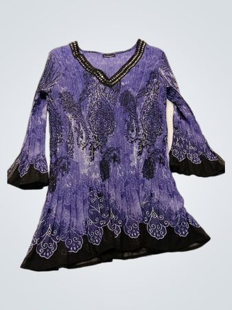 Initiatives Purple Lace Dress