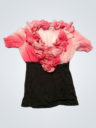 Dooley & Bourke Pink and Black Blouse