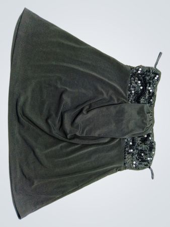 Black Sequined Dress