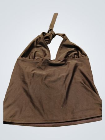 Brown Halter Top