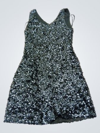 Blue Sequin Dress