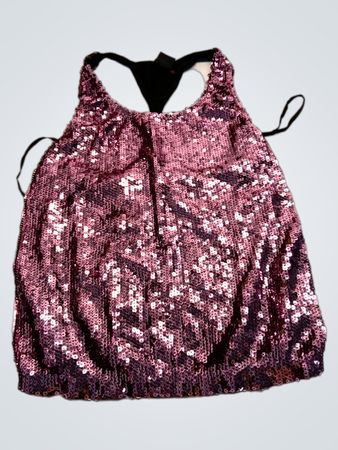 Pink Sequin Top