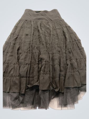 Gray Tulle Skirt