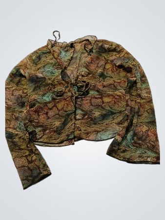 AllSaints Brushed Floral Blouse