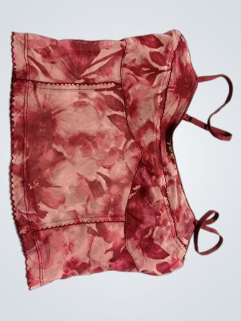 Floral Red Bustier