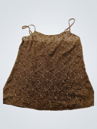 Brown Lace Top