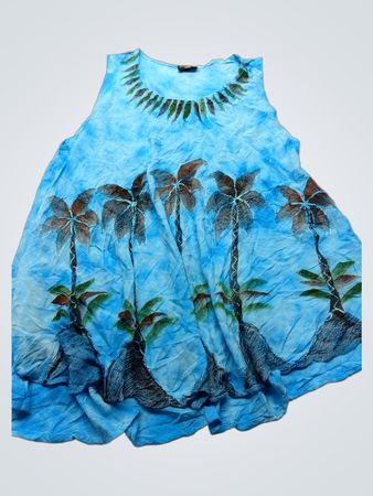 Blue Floral Dress