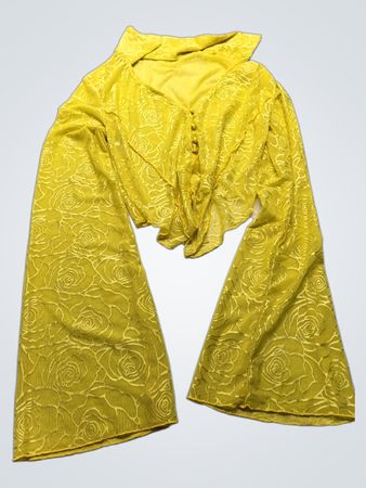 Yellow Floral Blouse