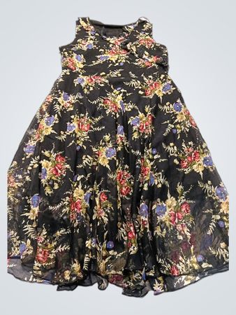 Black Floral Dress