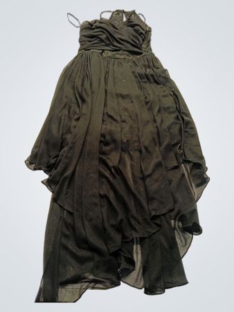 7 For All Mankind Olive Lace Maxi Dress