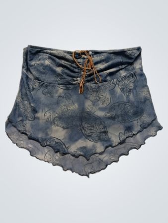 Unbranded Blue Paisley Bandeau Top
