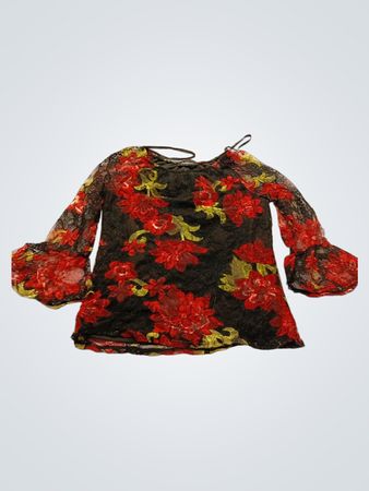 Amy Wear Floral Lace Top