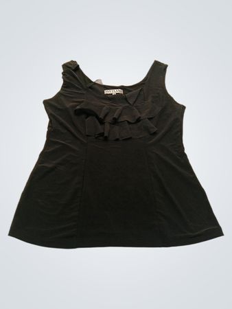 Svetlana Black Tank Top