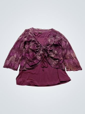 Avon Purple Lace Top