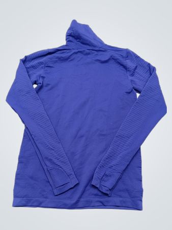 Athleta Blue Ribbed Turtleneck