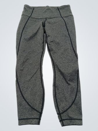 Athleta Gray High-Waisted Leggings