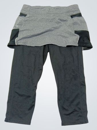 Athleta Gray and Black Leggings