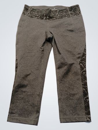 Athleta Gray Paisley Leggings