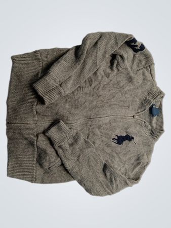 Gray Polo Sweater