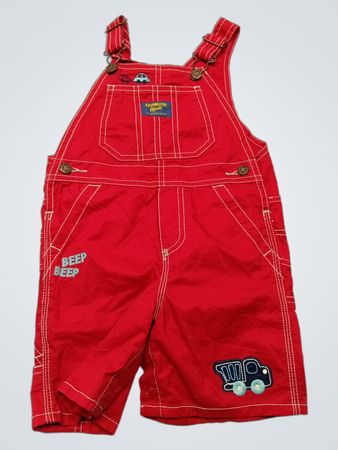 Red Oshkosh B'Gosh Short Overalls