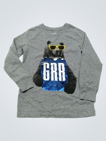 OshKosh B'gosh Bear Graphic Long-Sleeve T-Shirt