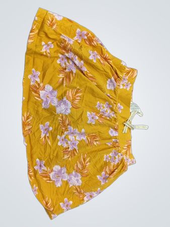 Yellow Floral Skirt