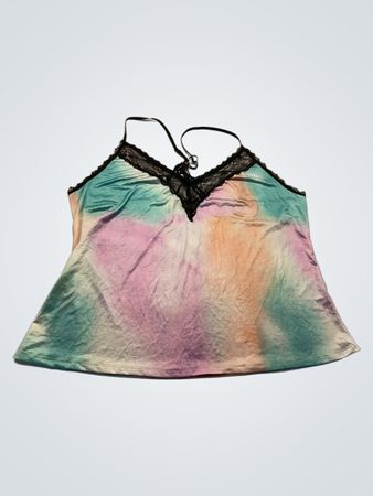 Tie-Dye Lace Trim Camisole