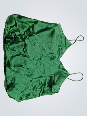 Green Satin Chemise
